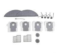 AugustknowU Ensemble d'accessoires compatibles avec aspirateur Saros 10 avec sacs de filtration à quatre couches, cartouches filtrantes HEPA, brosses latérales et balais d'angle