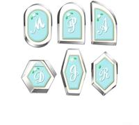 AugustknowU Ensemble d'emporte-pièces géométriques en acier inoxydable avec formes hexagonales en forme d'arche de losange pour la cuisson de biscuits fondants, découpe précise des aliments