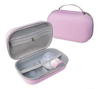 AugustknowU Étui de rangement étanche en EVA pour tire-lait avec système de poche en maille et extérieur robuste conçu pour une pompe électrique portable (rose)