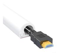 AugustknowU Fil de sol en PVC de 15 mm de large pour gérer et protéger les fils de terre dans les espaces résidentiels ou de bureau (6 mètres)