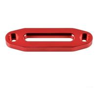 AugustknowU Guide-câble en aluminium pour treuil tout-terrain conçu avec un espacement des trous de 152 mm pour l'alignement de la corde, fiabilité mécanique, résistance à l'usure (rouge)