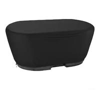 AugustknowU Housse de réservoir d'eau elliptique d'extérieur - Étanche à la poussière - Résistant aux UV - Tissu Oxford - Cordon de serrage - Coutures renforcées (600D)