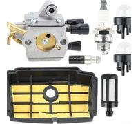 AugustknowU Kit carburateur pour tronçonneuse modèle MS194 MS194T MS194TC MS194TCE Premium