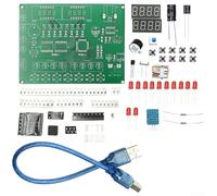 AugustknowU Kit de projet électronique DIY pour contrôle de la température et de l'humidité avec composants de carte PCB alimenté par USB 5 V DC et voyants d'état LED