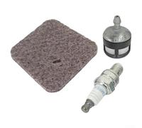 AugustknowU Kit d'entretien de taille-haie avec filtre à air et filtre à huile Spark pour 46 HS45 pour 41400074102 pour l'entretien du matériel de cour et de jardin