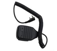 AugustknowU KMC21 Microphone haut-parleur à distance pour radios Kenwood Compatible avec plusieurs modèles portatifs, design résistant aux chocs et étanche pour une utilisation extérieure et