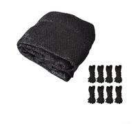 AugustknowU Le tissu pare-soleil avec revêtement UV double couche vous protège des rayons agressifs et améliore la durée de vie de la couverture (3 m à 8)