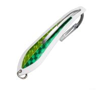 AugustknowU Leurre de style cuillère avec hameçon unique pour pêche à la traîne en mer conçu pour imiter les poissons-appâts qui s'échappent pour maquereau, thon, mahi mahi et (4.25# C6)