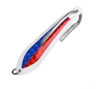 AugustknowU Leurre de style cuillère avec hameçon unique pour pêche à la traîne en mer conçu pour imiter les poissons-appâts qui s'échappent pour maquereau, thon, mahi mahi et (4.25# C 4)