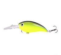 AugustknowU Leurre en plastique 14 g pour pêche au bar avec action de nage active et pointes de crochet pour des frappes fiables (A)