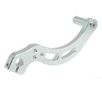AugustknowU Levier de vitesse pour moto, alliage d'aluminium CNC, style d'attelage simple, plusieurs modèles de moto pour une performance constante (argent)
