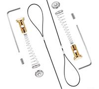 AugustknowU Loquet de porte à ressort conçu pour l'intégration avec les supports de montage existants pour portail de clôture (1 lot)