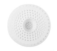 AugustknowU Lot de 2 attrape-cheveux en silicone pour la prévention des bouchons de douche et d'évier de cuisine Construction flexible Blanc