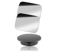 AugustknowU Lot de 2 miroirs d'angle mort rectangulaires en verre HD convexe sans cadre pour une vue plus large et une conduite plus sûre