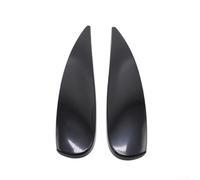 AugustknowU Lot de 2 spoiler de phare de voiture pour Opel Corsa D 2006-2014 en ABS noir brillant Ajustement direct Aspect élégant Résistant à la chaleur Installation facile pour le style de phare