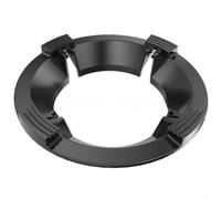 AugustknowU Lot de 2 supports de cuisinière à gaz en fonte avec quatre griffes, concentrateur de flamme qui réduit le vent et améliore l'efficacité thermique tout en maintenant les ustensiles de