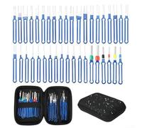 AugustknowU - Lot de 39 outils de démontage de bornes en acier inoxydable, connecteur électrique, extracteur de broches pour voitures, motos et appareils électroménagers