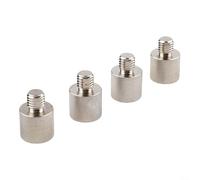 AugustknowU Lot de 4 adaptateurs de connecteur M10 vers 3/8 pour antenne Kenwood - Transmission améliorée du signal - Léger - Installation facile - Plusieurs options pour les voyages en plein air