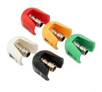 AugustknowU - Lot de 5 buses de pulvérisation haute pression en acier inoxydable pour lavage de voiture, embouts de ventilateur 0/15/25/40 degrés, compatible avec les nouveaux modèles de machine à