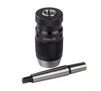 AugustknowU Mandrin auto-serrant B16 de 1 à 16 mm, avec mandrin conique MK2, pour une rétention sûre de l'embout, dans les ateliers de production