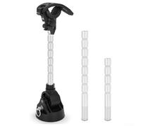 AugustknowU Moteur de pêche à la traîne de qualité marine pour stabilisateur de support réglable à 180° pour tige Minn Kota Aluminium Acier inoxydable