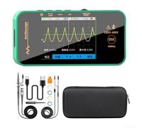 AugustknowU Oscilloscope numérique portable 10 MHz 48 MSa/s avec écran TFT couleur de 8,1 cm, batterie rechargeable intégrée pour une utilisation prolongée sur le terrain