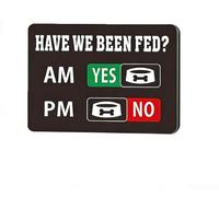 AugustknowU Outil de gestion de l'alimentation avec plaque arrière magnétique pour réfrigérateur en acrylique pour chats et chiens (A)