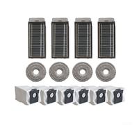 AugustknowU Pack de recharge pour Dreame pour Mova P60 : 4 filtres 6 sacs à poussière 6 chiffons serpillères pour fonction aspirateur continu