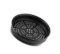 AugustknowU Panier vapeur fabriqué à partir de métal robuste avec cadre unifié pour une manipulation stable des aliments et une cuisson homogène à la vapeur (B)