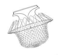 AugustknowU Passoire de cuisson en acier inoxydable 304 pour frites, poulet, pépites et légumes avec un minimum de secousses pendant le fonctionnement
