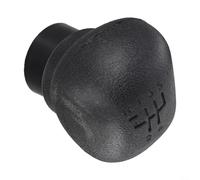 AugustknowU Pommeau de levier de vitesse manuel à 5 vitesses compatible avec Opel Astra H, Zafira B, Corsa boîtier ABS, finition cuir PU et support de base de 35 mm