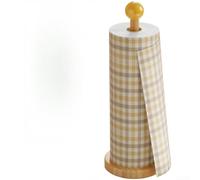 AugustknowU Porte-mouchoirs en bois pour serviettes de cuisine avec orientation verticale et base large stable pour une utilisation sur le comptoir (A)