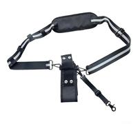 AugustknowU Pour deux sangles de radio avec bandes réfléchissantes ajustables, fonction anti-mouvement, boucles métalliques robustes et quatre options de suspension pour accessoires