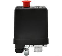 AugustknowU Pressostat à trou unique 20 A pour compresseur d'air 6-8 kg 90-120 PSI alliage d'acier (A)