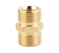 AugustknowU Raccord de tuyau de pompe en laiton pour nettoyeur haute pression M22/15 mm Adaptateur mâle de haute qualité à visser Doré