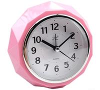 AugustknowU Réveil de luxe de qualité supérieure avec double sonnette et pile silencieuse (rose)