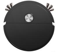 AugustknowU Robot balai balai 3 en 1 avec batterie rechargeable USB 20 minutes d'autonomie aléatoire planification de chemin double face brosses pour sols durs et tapis (noir)