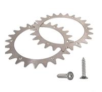 AugustknowU Roues de traction pour tondeuse robot Worx avec 205 mm de diamètre et pointes galvanisées pour réduire le glissement sur les pentes et les pelouses humides WR141E WR142E WR143E
