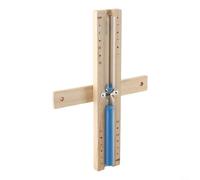 AugustknowU Sablier de 15 minutes approuvé par le sauna fabriqué en bois provenant de sources durables et en verre chimiquement inerte pour un fonctionnement sûr de la chaleur (bleu)