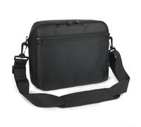 AugustknowU Sac de protection en nylon pour lecteurs DVD mesurant entre 9,5 et 10,5 pouces avec option de transport en bandoulière et double fermeture éclair pour une couverture fiable de l'appareil