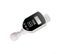 AugustknowU Stylo de test de qualité de l'eau intégré en temps réel Moniteur de mesure 0-999PPM haute précision ± 2 % faible puissance Plastique Blanc 56 x 38 mm pour purification de robinet