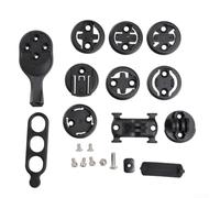AugustknowU Support de potence en alliage d'aluminium pour vélo pour GPS, ordinateurs, caméras d'action et lumières, s'adapte à la plupart des tailles et formes de potence de vélo standard