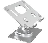 AugustknowU Support de tablette léger mais robuste en alliage d'aluminium avec motif de ventilation creux conçu pour un soutien stable pendant les jeux ou le travail de bureau (A)