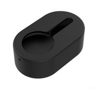 AugustknowU Support en silicone pour Oura Ring Gen3 avec support de chargeur intégré, ouverture de routage de câble et ajustement dimensionnel uniforme (noir)