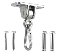 AugustknowU Suspension de balançoire en acier inoxydable 304 avec capacité de 850 kg pour yoga, pilates, fitness et balançoire en extérieur (E)