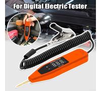 AugustknowU Testeur de tension avec affichage numérique pour applications automobiles 5 32 V Stylo de test pour les défauts de circuit et les contrôles de batterie