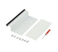 AugustknowU Tirette pour les pieds, poubelles en métal, poignée de tirage sans contact, convient aux portes d'armoire à couverture complète, blanc