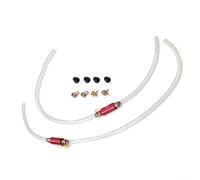 AugustknowU Tuyau de purge de frein hydraulique avec clapet anti-retour de contrôle du débit pour purge de 6 mm sur motos et véhicules de tourisme