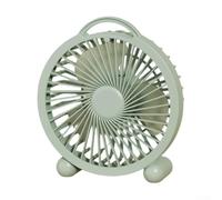 AugustknowU Ventilateur de bureau USB avec 3 vitesses de contrôle pour la maison, le bureau, le dortoir, ventilateur léger avec faible bruit et positionnement flexible (F04in vert)