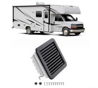 AugustknowU Ventilateur de ventilation 12 V pour camping-car avec grille d'aération latérale et volets, conçu pour un vent fort et un fonctionnement silencieux